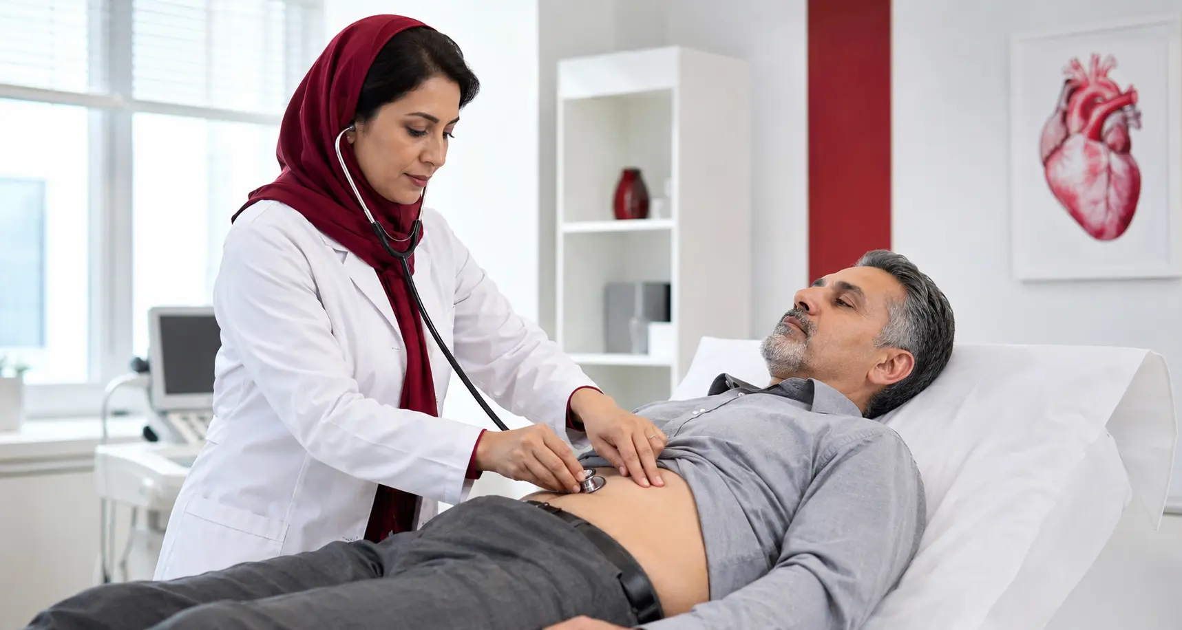 داغی و نبض شکمی