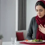 احساس تپش قلب پس از غذا